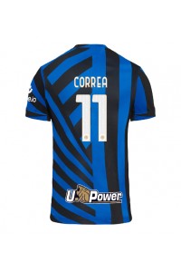 Inter Milan Joaquin Correa #11 Voetbaltruitje Thuis tenue 2024-25 Korte Mouw